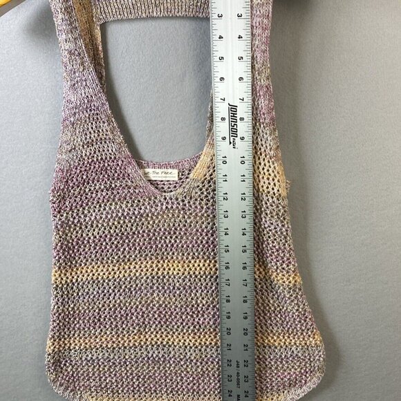 We The Free People SMALL Under‎ The Starlight Tank Top In Sunset Combo Open Back - Picture 4 of 7